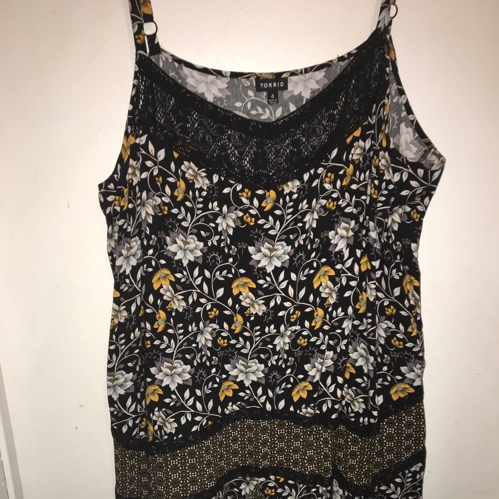 Black and yellow Torrid Dress